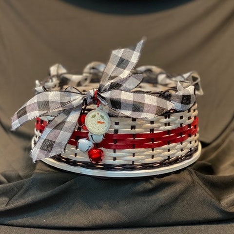 Gingham Bells Basket