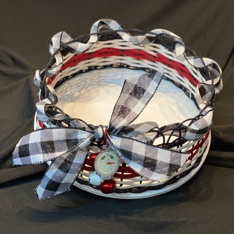 Gingham Bells Basket