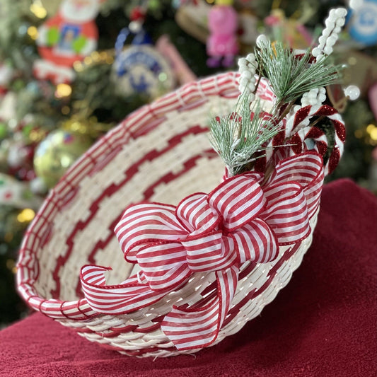 Peppermint Bark Basket