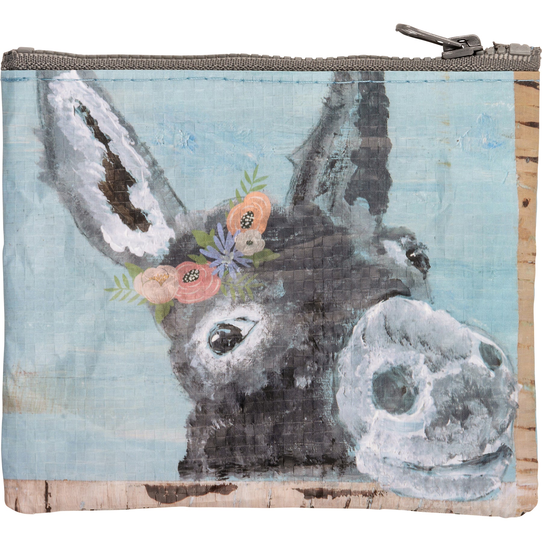 Donkey Zipper Pouch with Clips