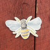 Flying Bee Embellishment (6.5”x4.5”)
