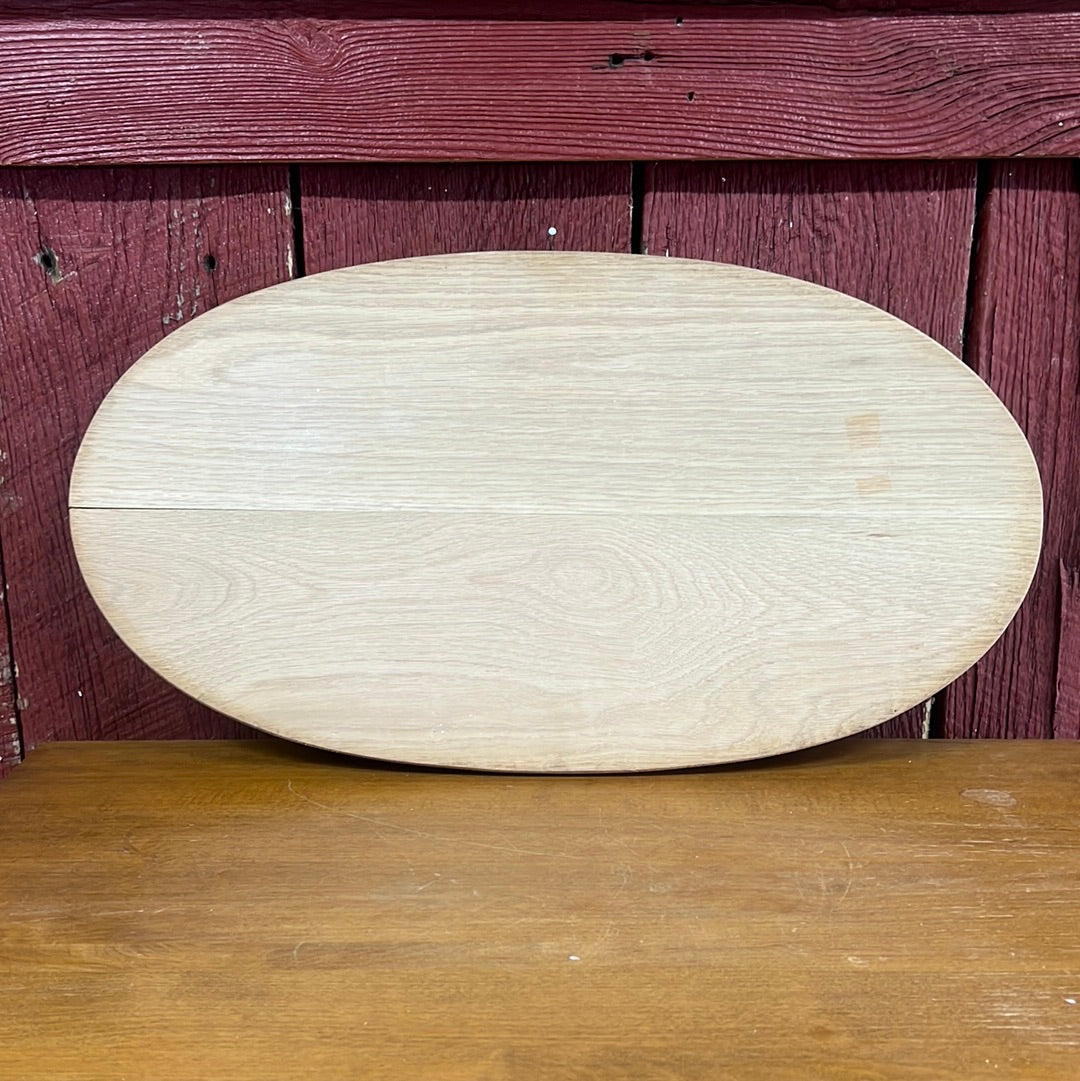 22x12 Oval Wooden Base